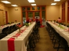 Hunziker House banquet setup