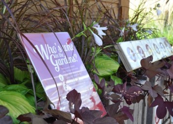 Education interpretive signs at Reiman Gardens