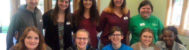 Reiman Gardens summer 2019 interns smiling