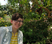 Reiman Gardens interns smiling ouside