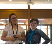 two Reiman Gardens interns smiling