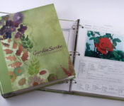 gardening journal where you record your information about different plants for your home yard