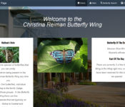 screen shot of the Reiman Gardens butterfly application
